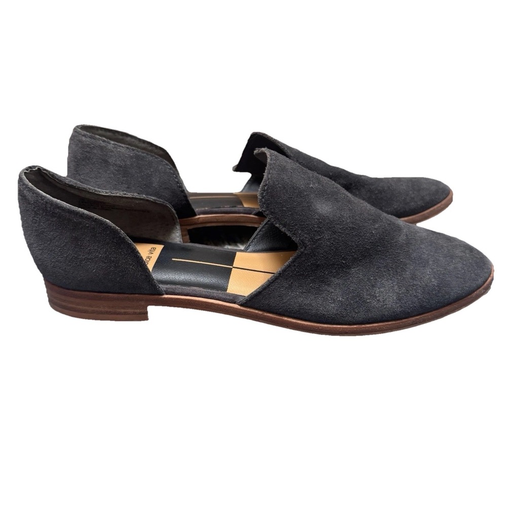 Dolce Vita Carsyn D'Orsay Flats size 7 Black Suede‎